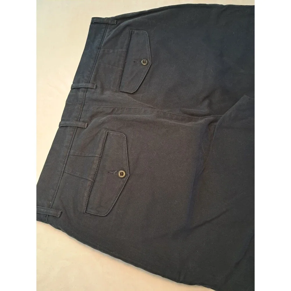J.Crew Size 34x32 Classic Chino Pant 100% Cotton Storm Navy Blue BE611 $98 NWT